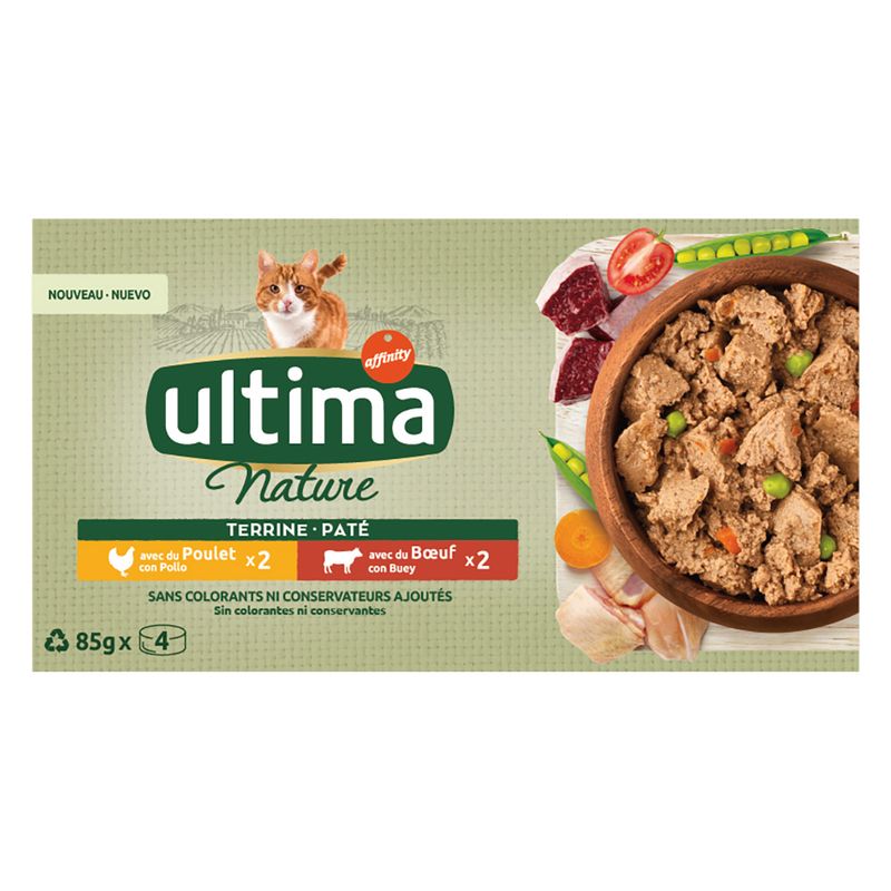 Ultima Nature Paté Cat 40 x 85g Chicken & Beef