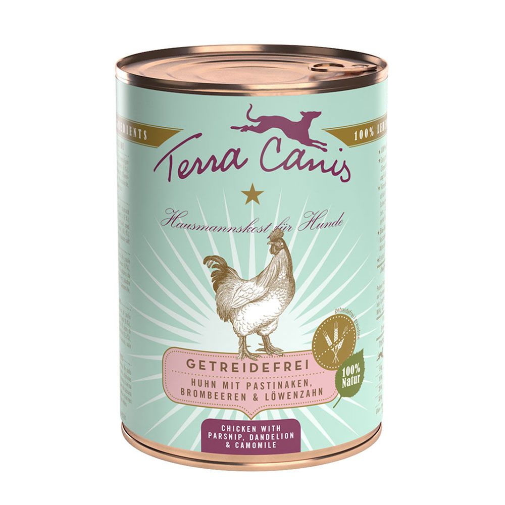 Terra Canis Grain-Free 6 x 400g Beef with Courgette, Squash & Oregano