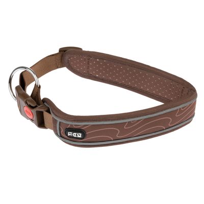 TIAKI Collar Soft & Safe - Brown Size M: 45 - 55 cm neck circumference, W 40 mm