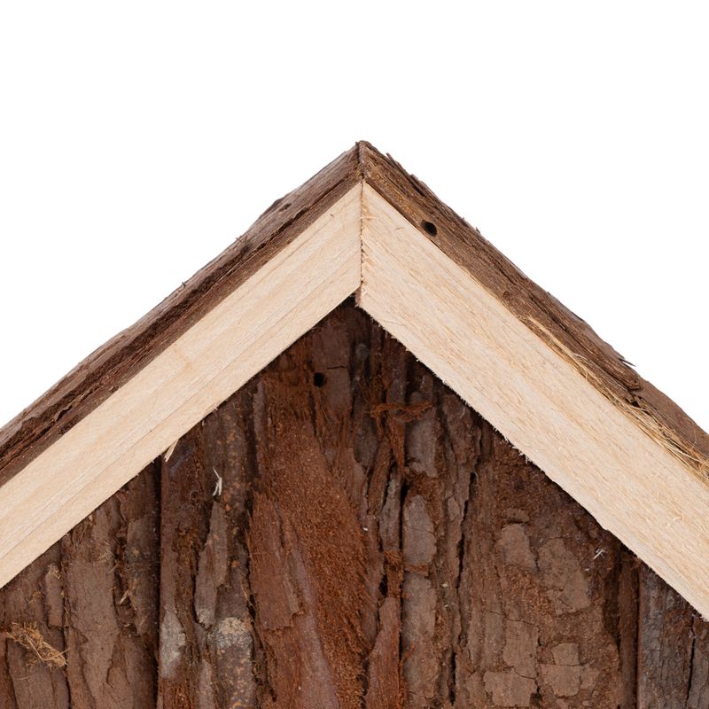 TIAKI log cabin nesting box L 17 x W 12.5 x H 26 cm