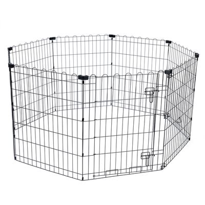 TIAKI Metal Puppy Pen Size M: 8 Panels each 61 x 76cm (W x H)