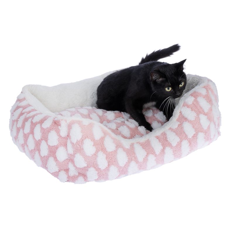 zooplus Basics Fluffy cuddly bed blue