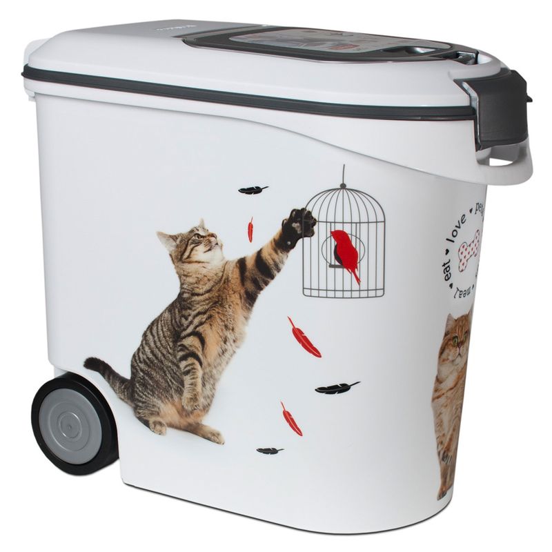 Curver Dry Cat Food Container Garden Design: up to 2.5 kg dry food (6 litres)