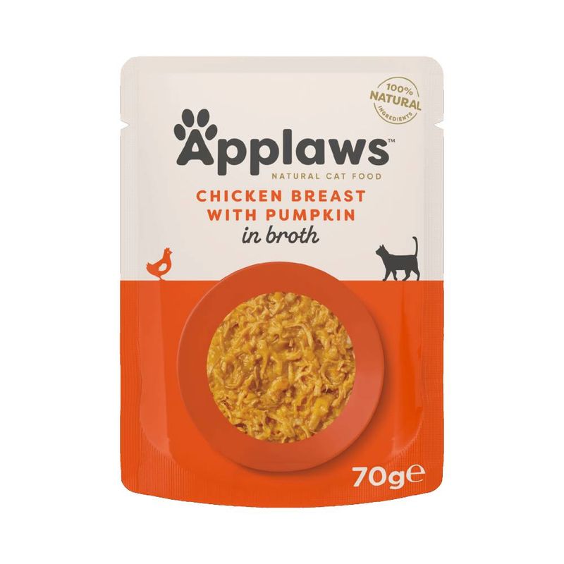 Applaws Cat Food Pouches in Broth Tuna & Pacific Prawns (12 x 70g)