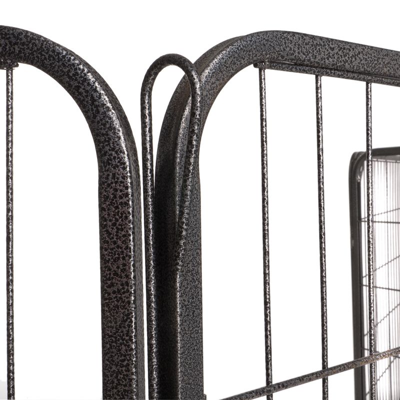 Metal Run for Puppies – 8 Sided 8 Elements, each 80 x 80 cm (L x H)