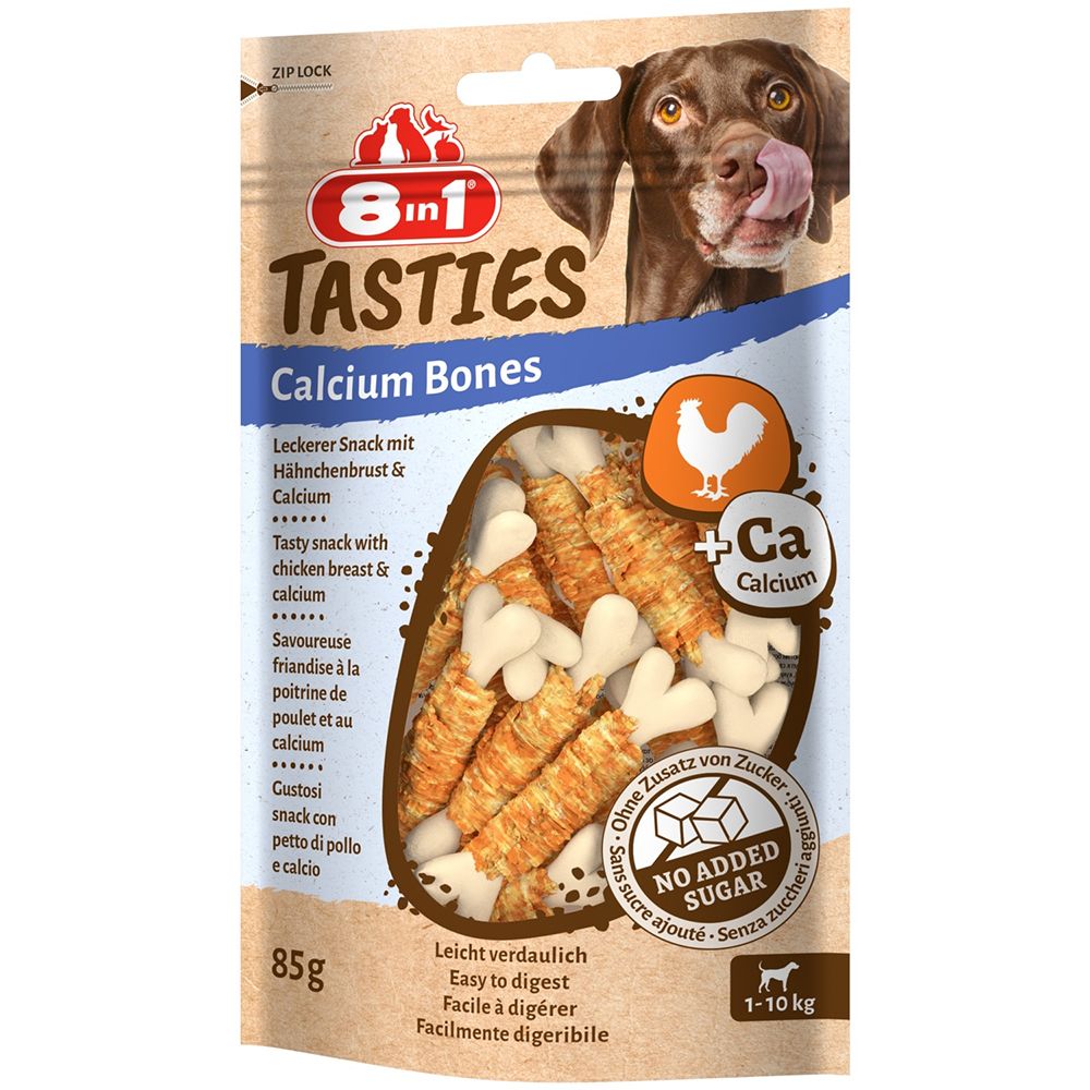 8in1 Tasties Chicken Calcium Bones 85g