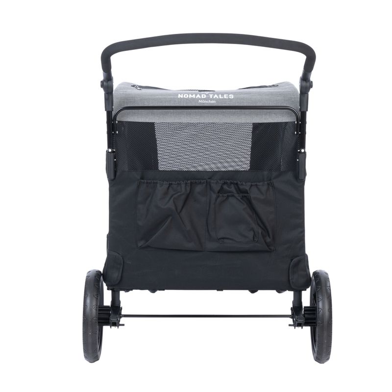 Nomad Tales Spirit Pet Stroller - Stone 95 x 82 x 120 cm (L x W x H), up to 40kg capacity