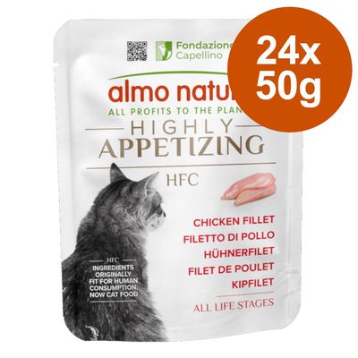 Almo Nature HFC Highly Appetising Saver Pack 24 x 50g Atlantic Tuna