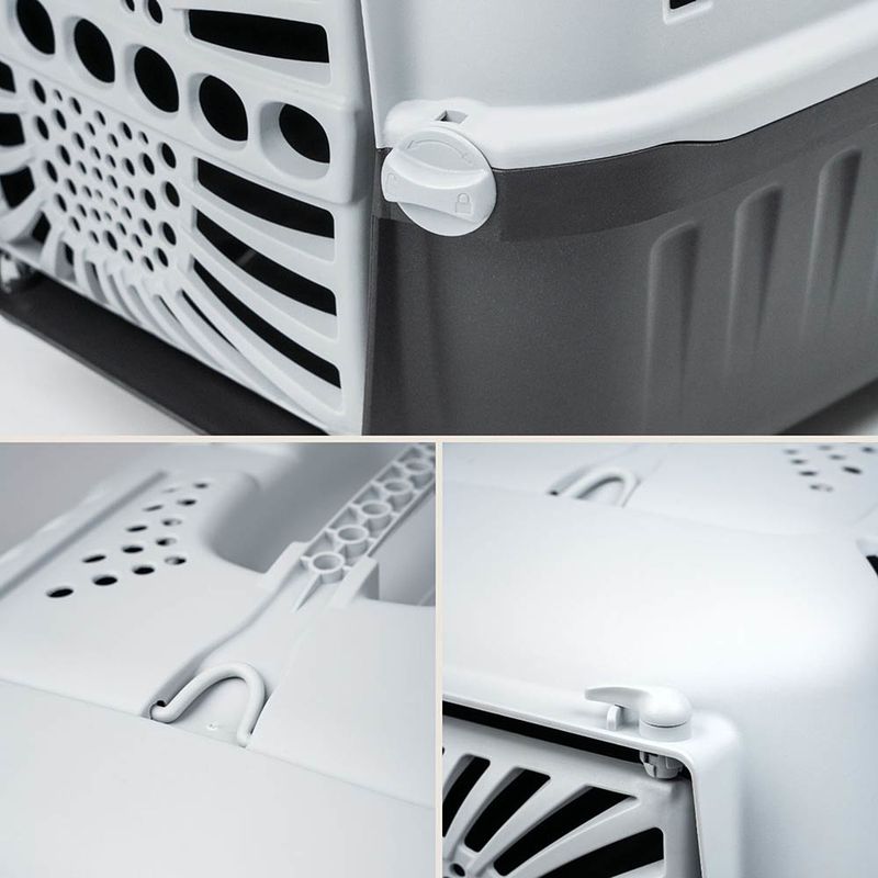 Lionto Transport Box Made of Plastic - Anthracite 31.5 x 48 x 33cm (W x L x H)