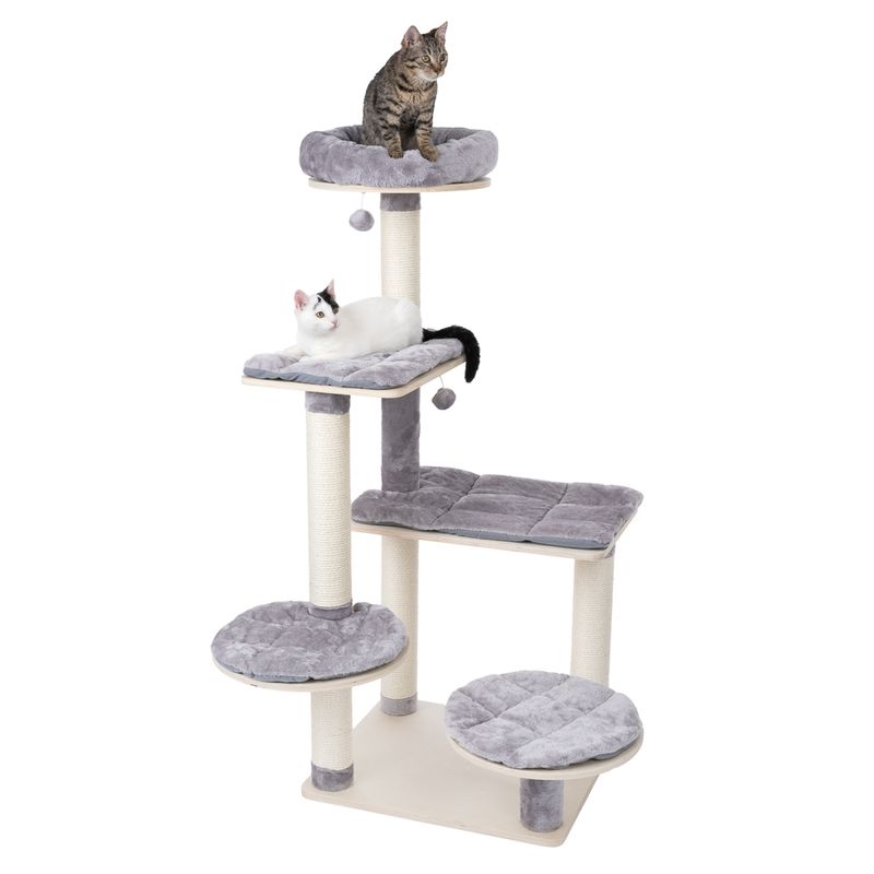 TIAKI Milo Cat Tree Light Grey