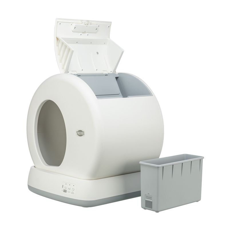 Trixie Self-Cleaning Cat Litter Box White