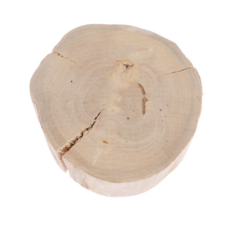 TIAKI Coffee Wood Nibble Discs Set of 4 6-10cm (W)