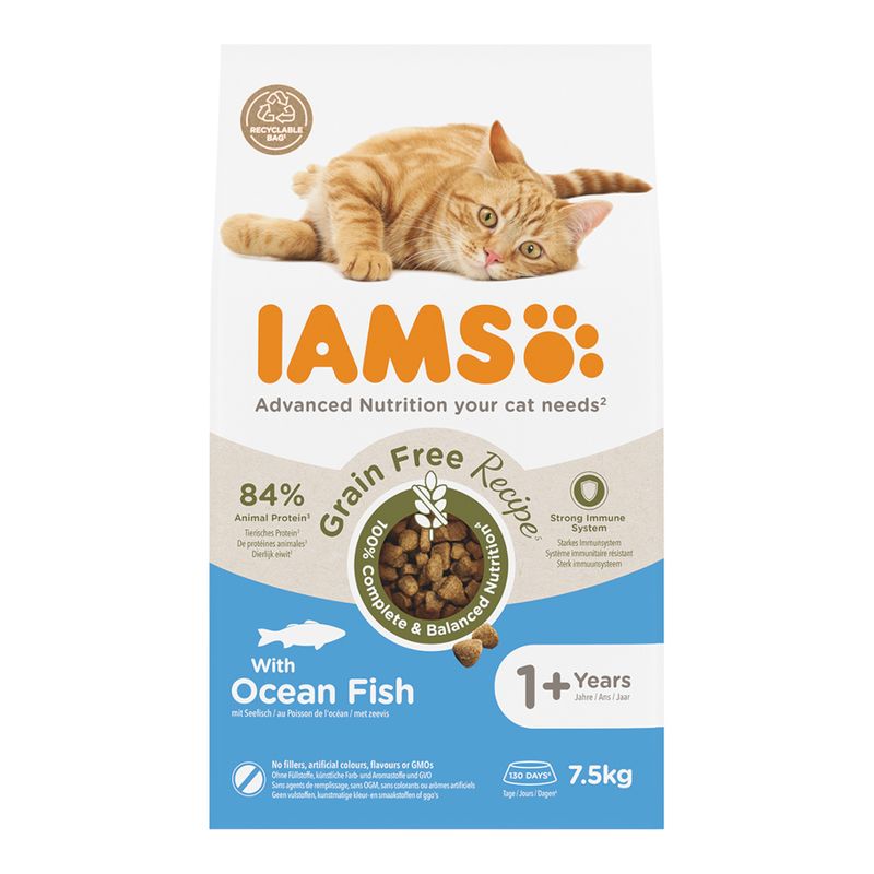 IAMS Advanced Nutrition Grain-Free with Ocean Fish 2.5kg