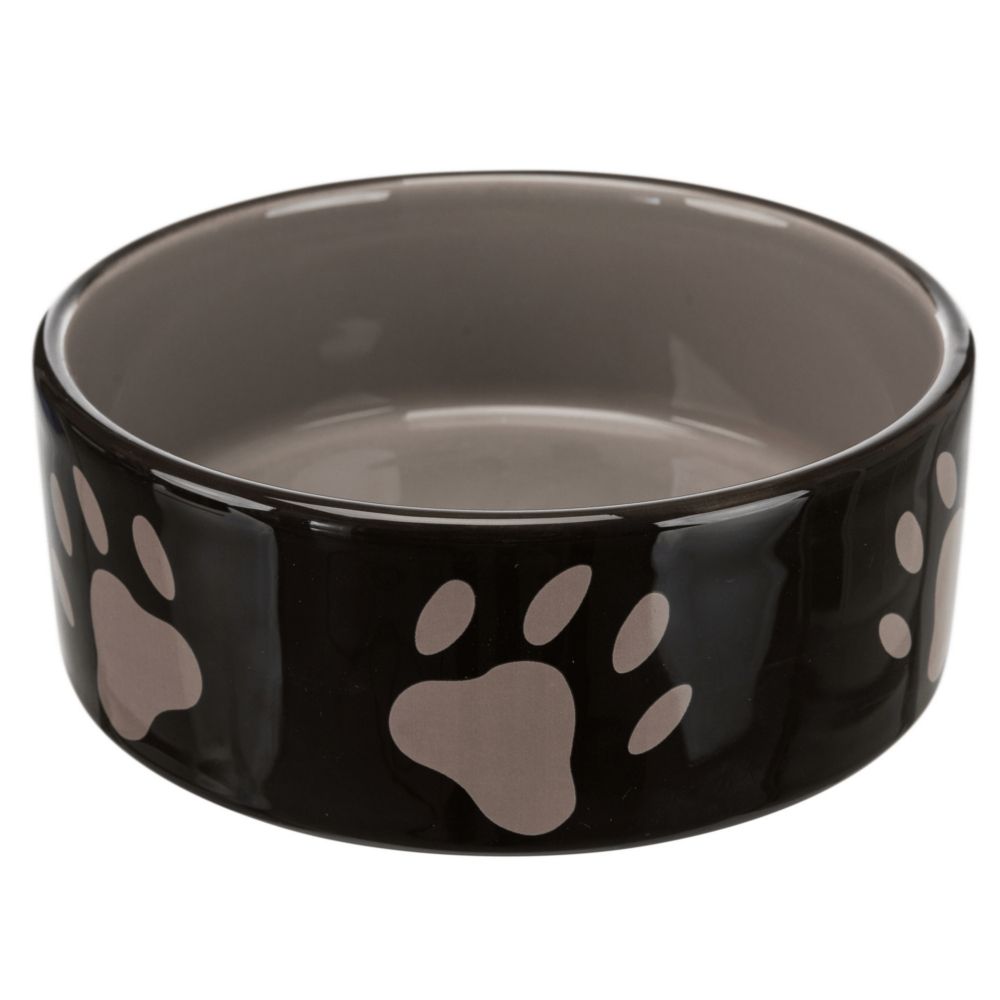 Trixie Ceramic Bowl with Paw Prints 0.3 litre