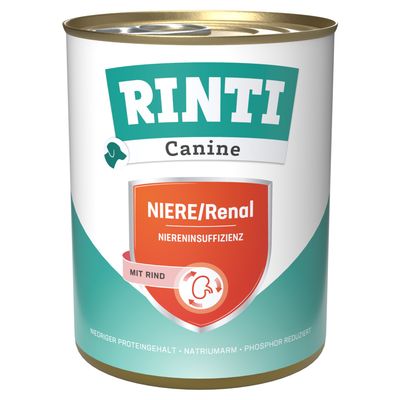 RINTI Canine Kidney/Renal with beef 800 g 6 x 800g