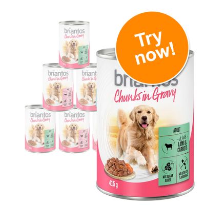 Briantos Chunks in Gravy Mixed Trial Pack 6 x 415g (3 Varieties)