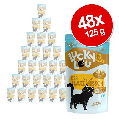 Lucky Lou Adult Saver Pack 48 x 125g Poultry