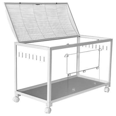 TIAKI Hamster Enclosure – White 79 x 44 x 60cm (L x W x H)