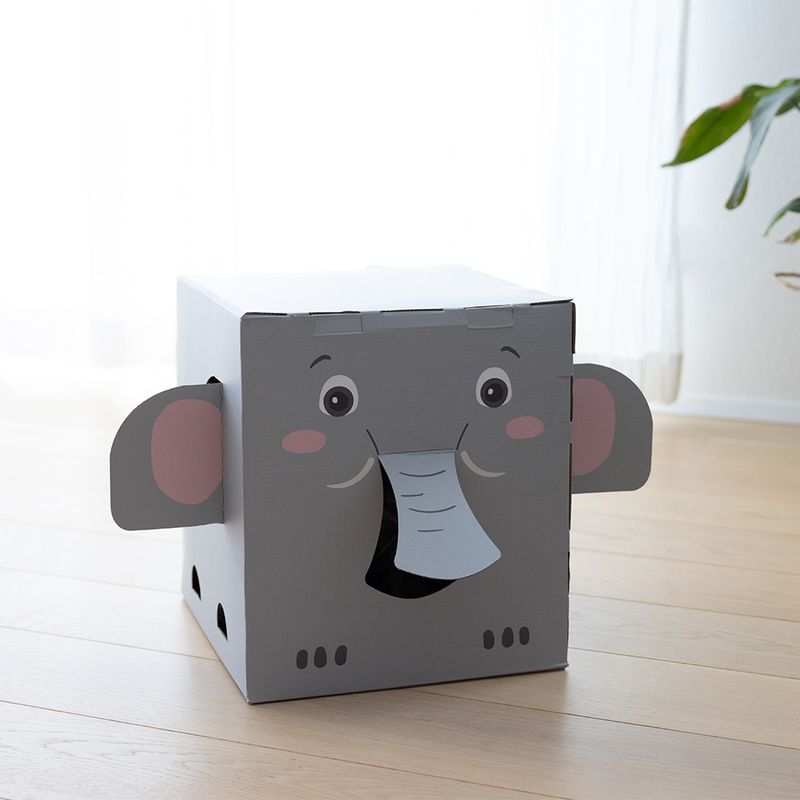 Kerbl Pet Elephant Scratch House 35 x 35 x 39cm (L x W x H)