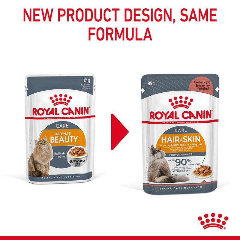 Royal Canin Hair & Skin Care in Gravy 12 x 85g