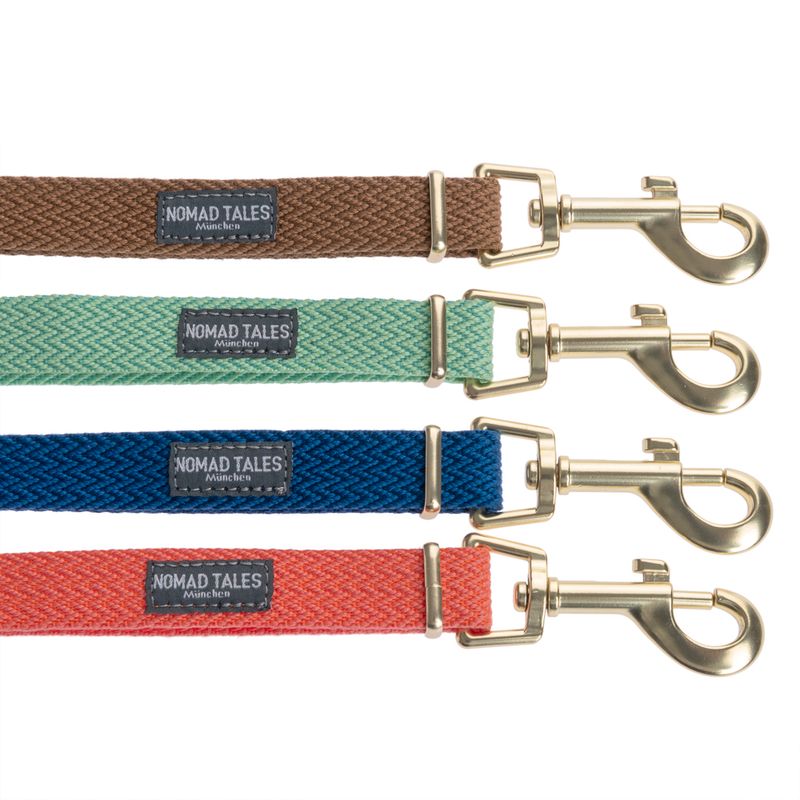 Nomad Tales Bloom Leash, mint 200 cm long, 20 mm wide