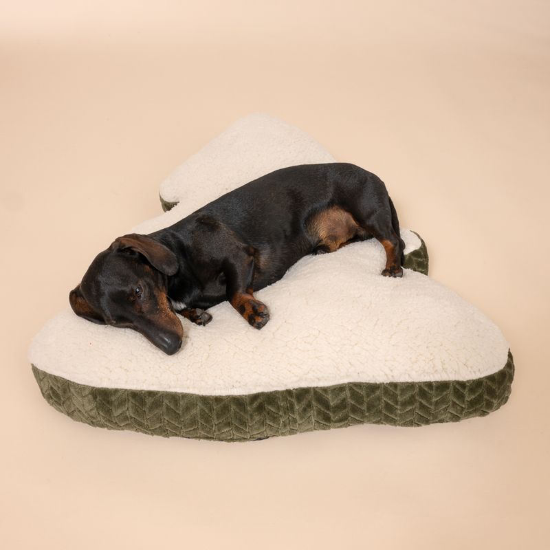 TIAKI Fir Tree Dog Bed approx. 70 x 70 x 18 cm (L x W x H)