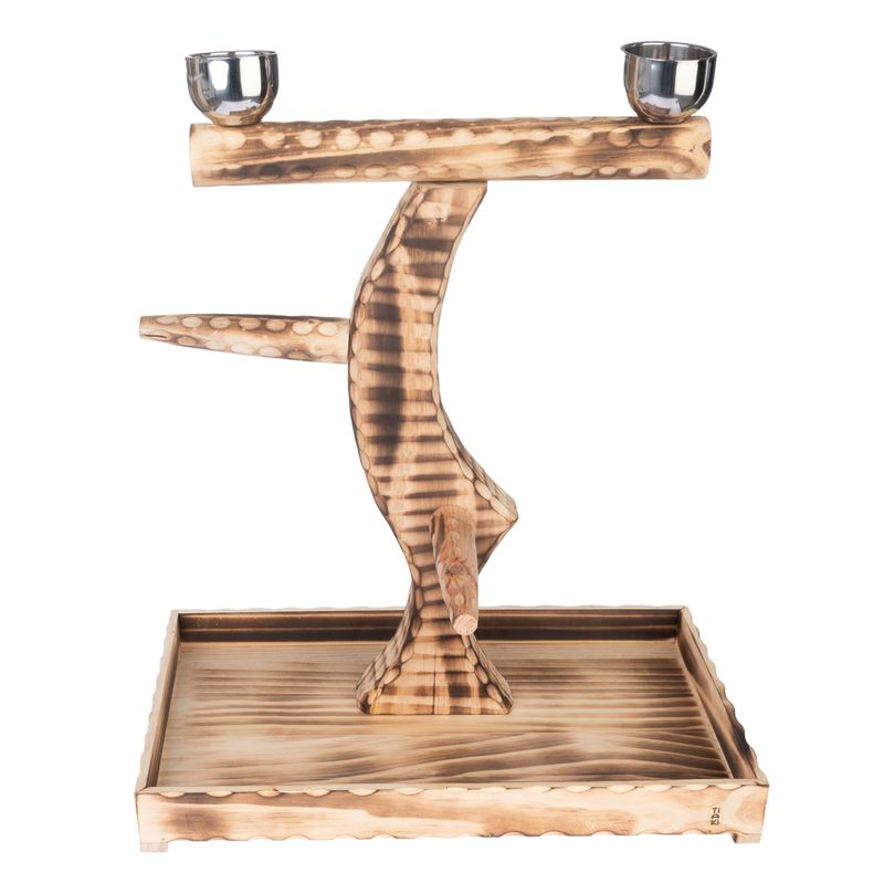 TIAKI Wooden Parrot Perch 50.5 x 29 x 52 cm (L x W x H)