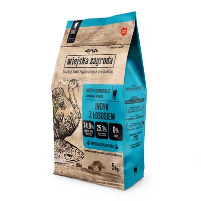 Wiejska Zagroda Cat Turkey with Salmon 5kg