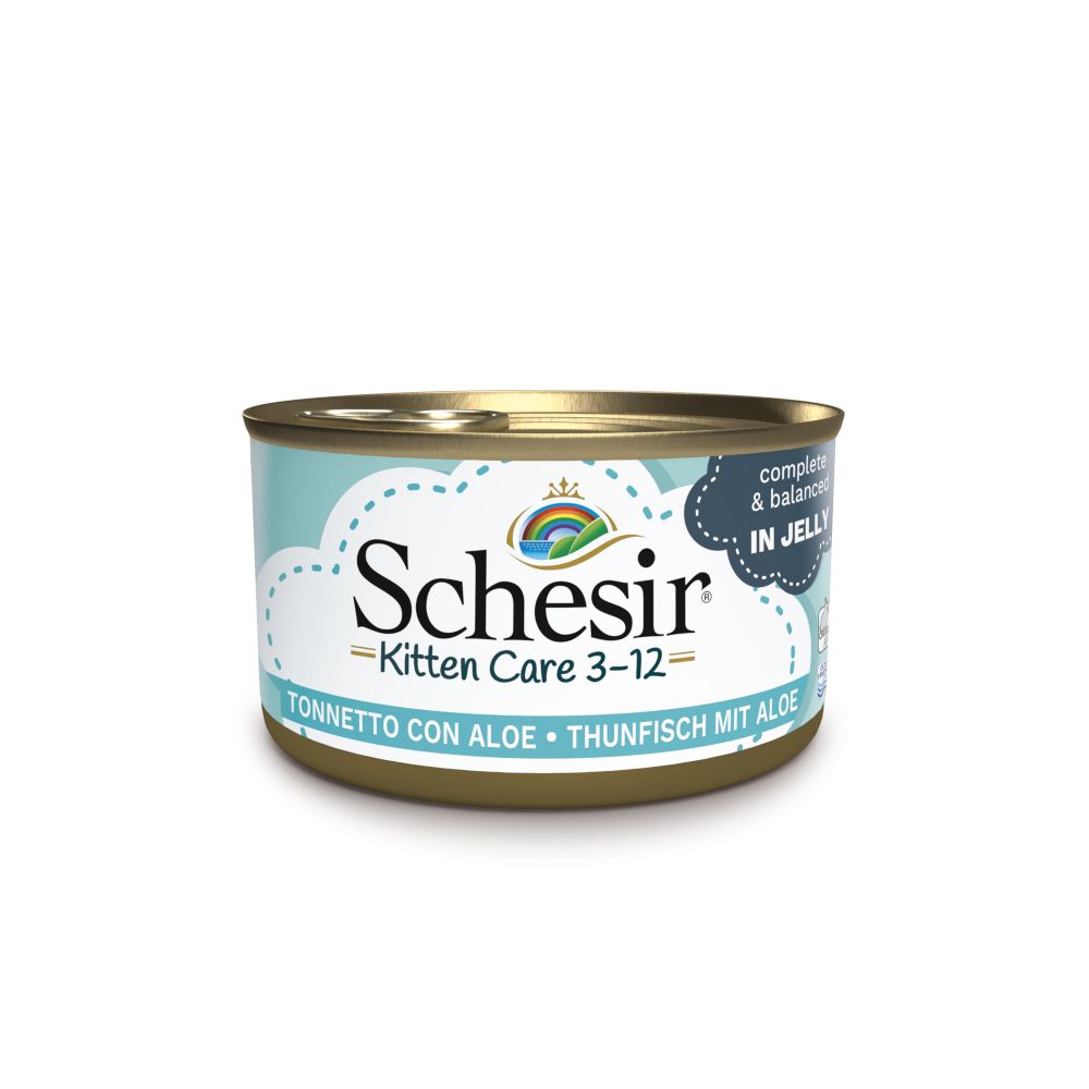 Schesir Kitten in Jelly Chicken with aloe 6 x 85 g