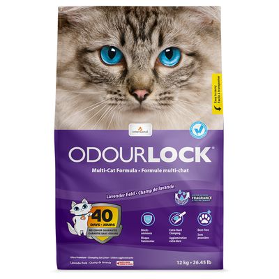 ODOURLOCK Lavender Scent Cat Litter 12kg