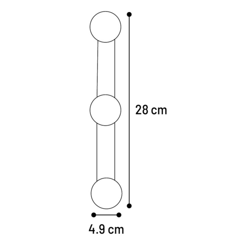 Flamingo Dog Toy Lipa Stick with Balls Size S: 4.9 x 28cm