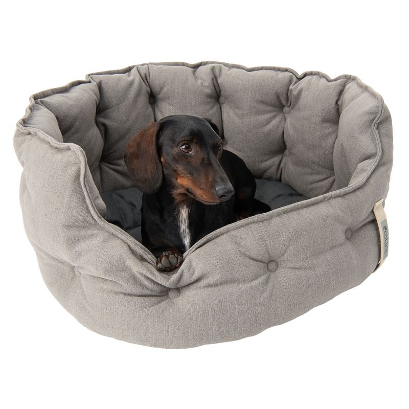 Cozy ecoLIFE Dog Bed Grey 64 x 60 x 30 cm (L x W x H)
