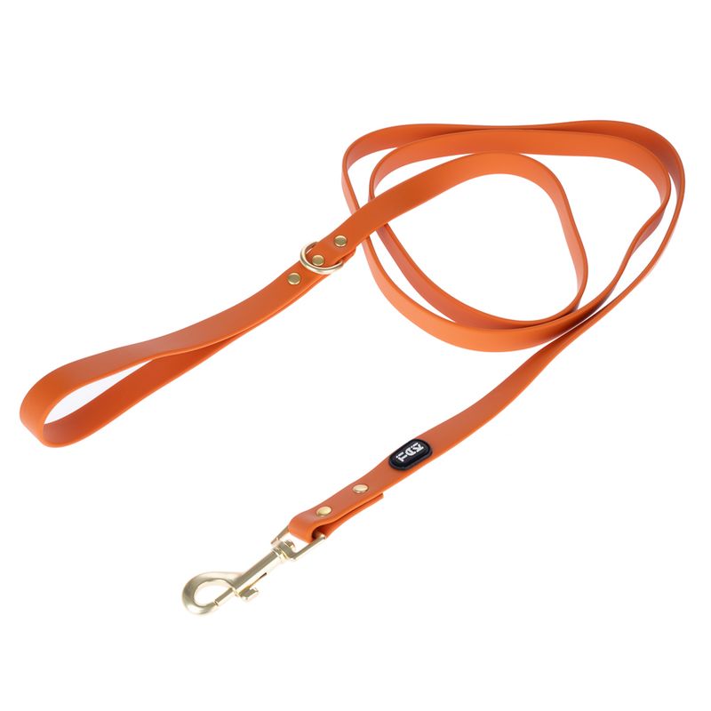 TIAKI Waterproof PVC Lead - Orange Length: approx. 200cm