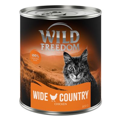 Wild Freedom Adult 6 x 800g Mixed Pack (Chicken, Pollock, Rabbit)