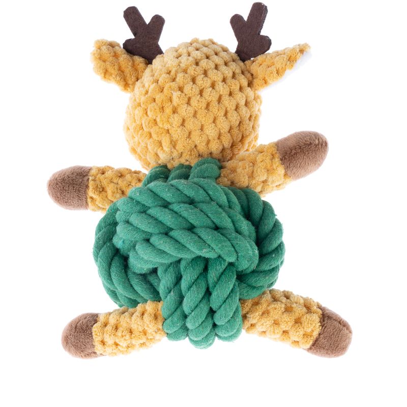 TIAKI Reindeer with Rope Dog Toy 1 Toy