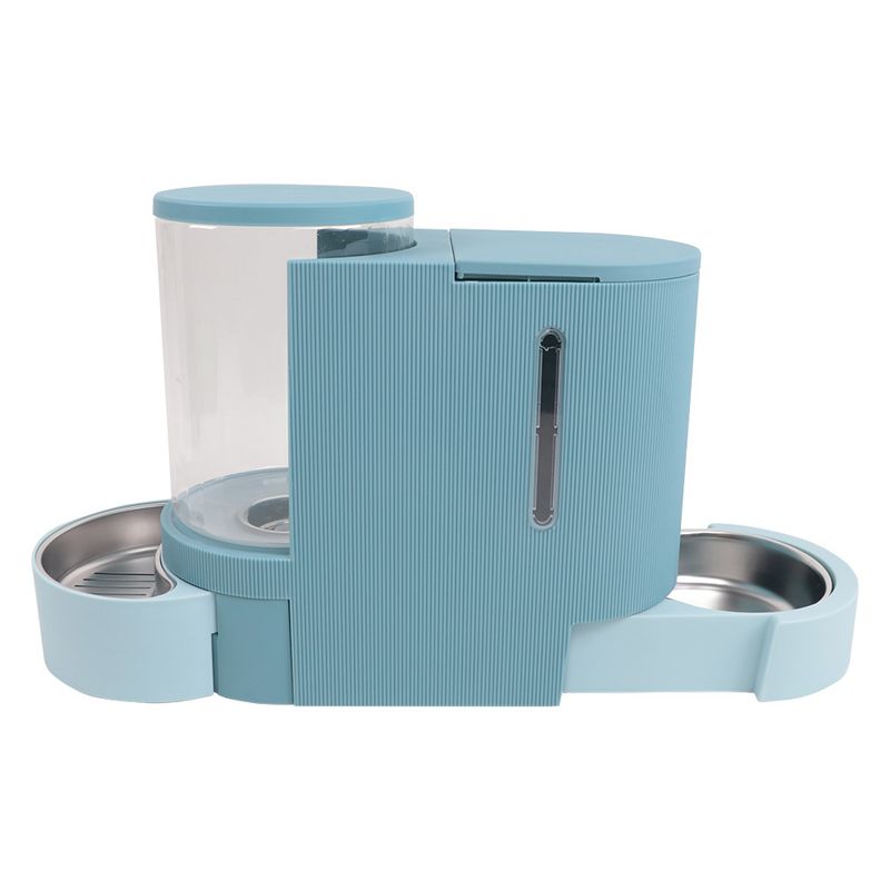 TIAKI Light Blue Food and Water Dispenser Up to 1.3kg Dry Food & 3L Water