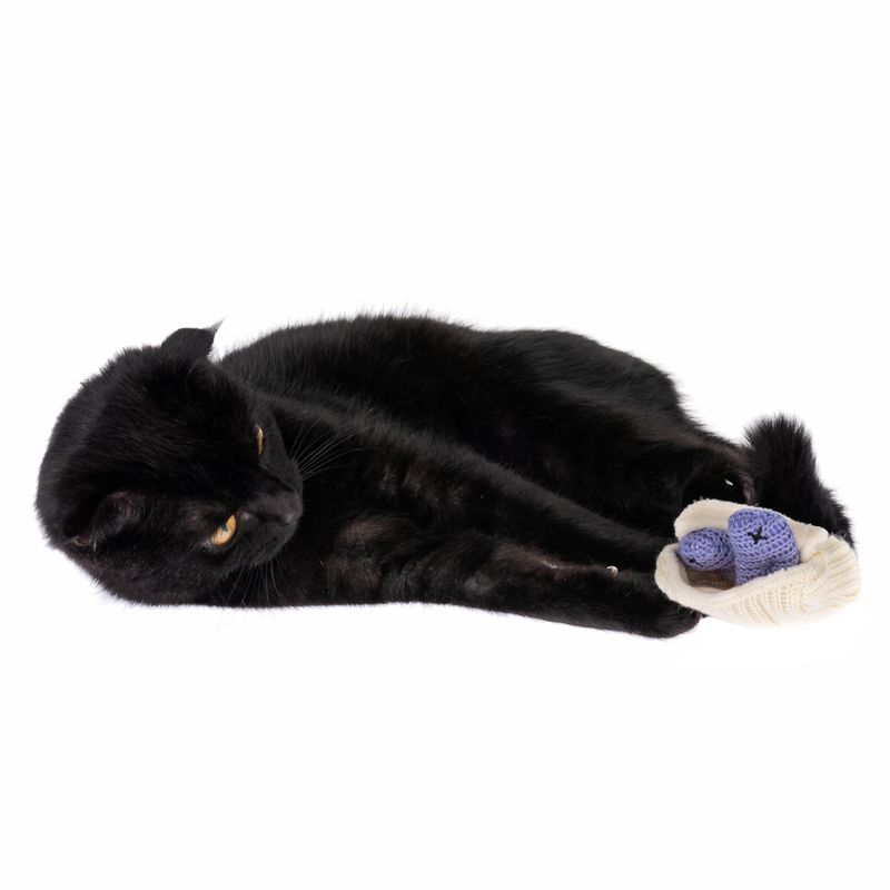 TIAKI Cat Toy Knitted Sardines with Catnip 1 piece