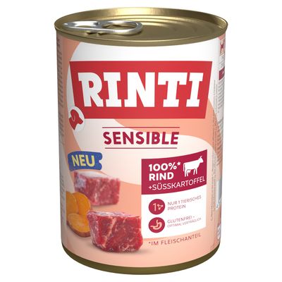 RINTI Sensible Saver Pack 24 x 400g Beef & Sweet Potato