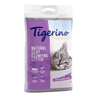 Tigerino Premium Cat Litter - Lavender 12kg