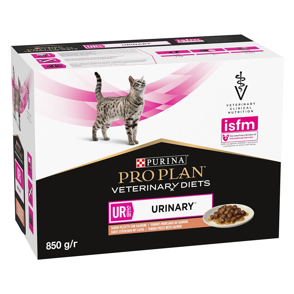 PURINA PRO PLAN Veterinary Diets Feline UR ST/OX Urinary - Salmon Salmon (10 x 85g)