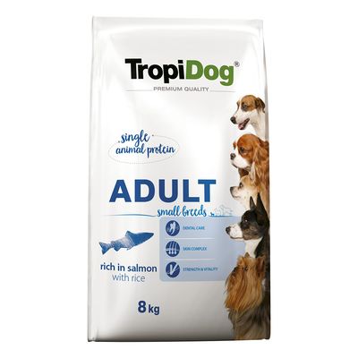 Tropidog Premium Adult Small Salmon 8kg