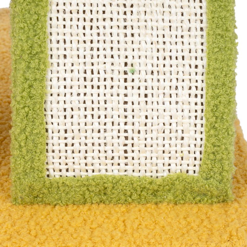 TIAKI Palm Scratching Tree with Hammock Yellow