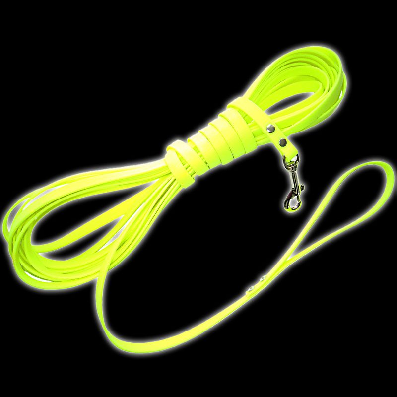 Heim Biothane® Long Dog Lead - Fluorescent Yellow 5m