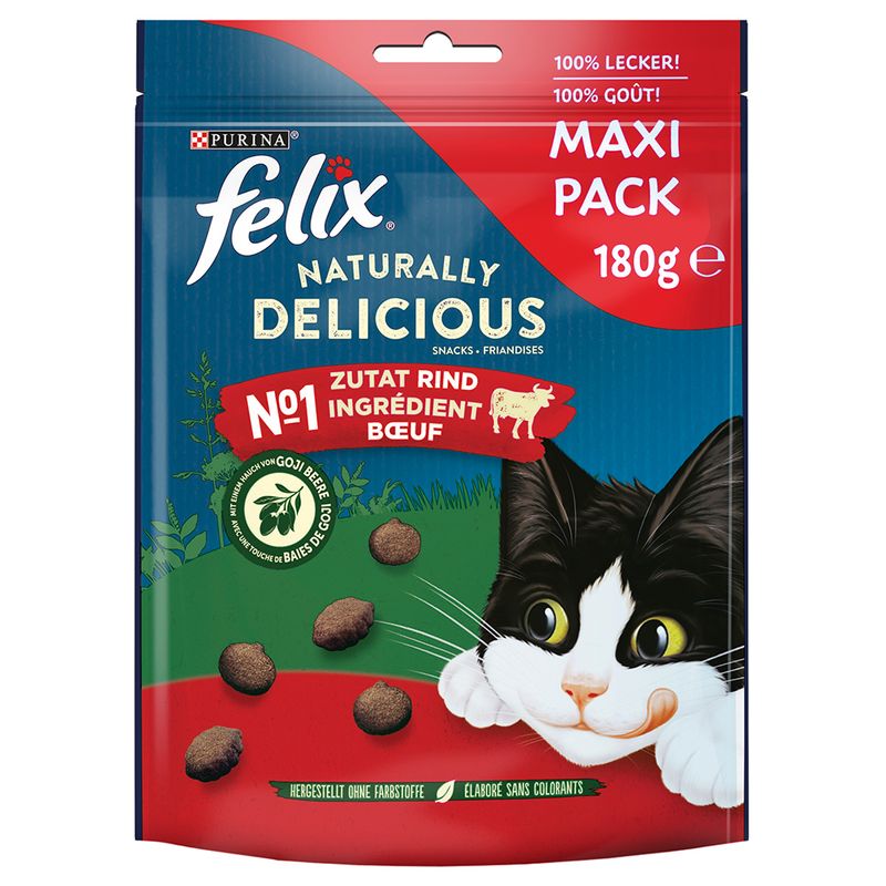 3 x Felix Cat Treats - 2 + 1 Free! * Goody Bag Dairy Delight (3 x 60g)