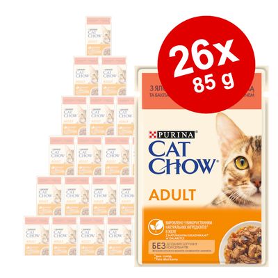 Cat Chow Adult 26 x 85g Salmon
