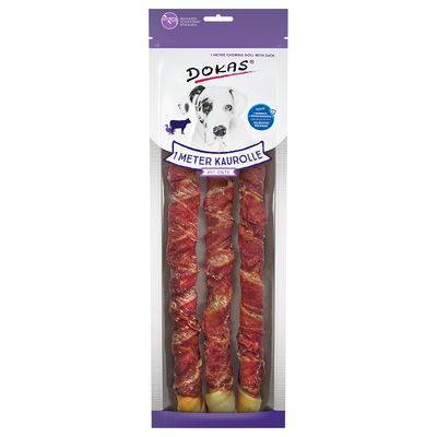 Dokas Dog Treats 1 Metre Chew Wrap Chicken