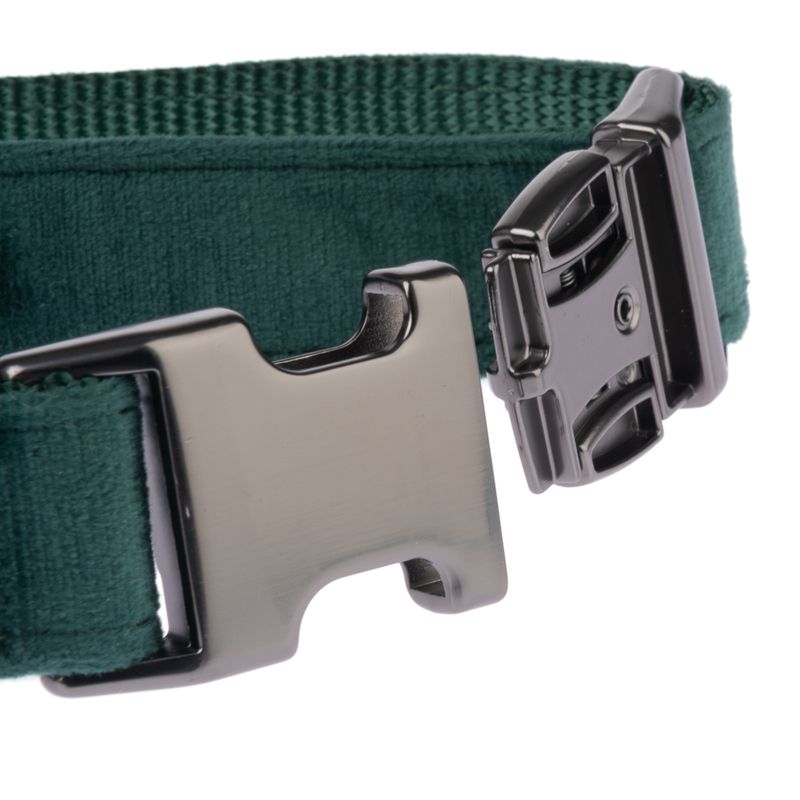 Nomad Tales Blush Collar - Emerald Size XS: 24 - 36 cm neck circumference, W 10 mm