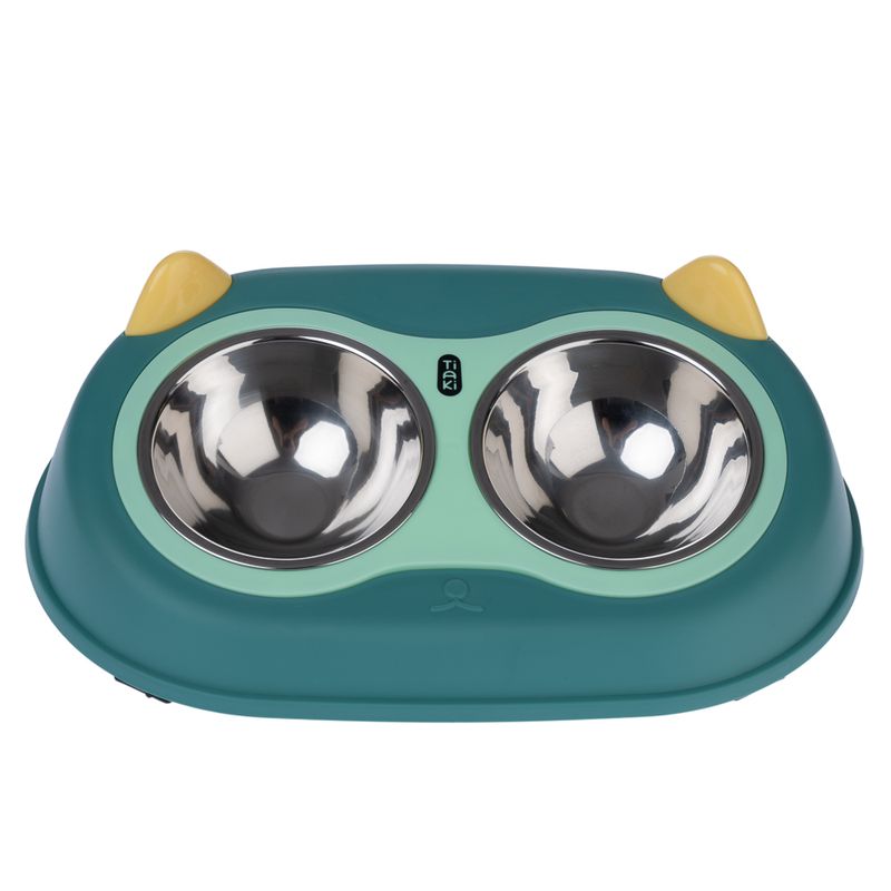 TIAKI double bowl owl 2 x 300 ml