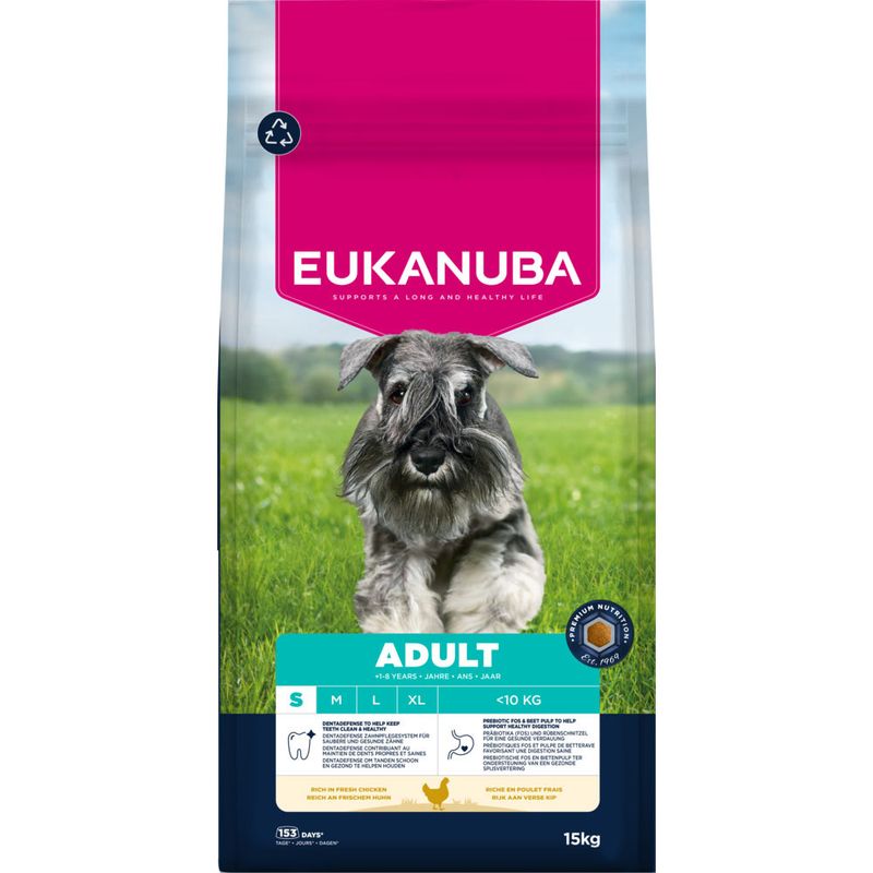 Eukanuba Premium Nutrition Adult Small Breed Chicken 3kg