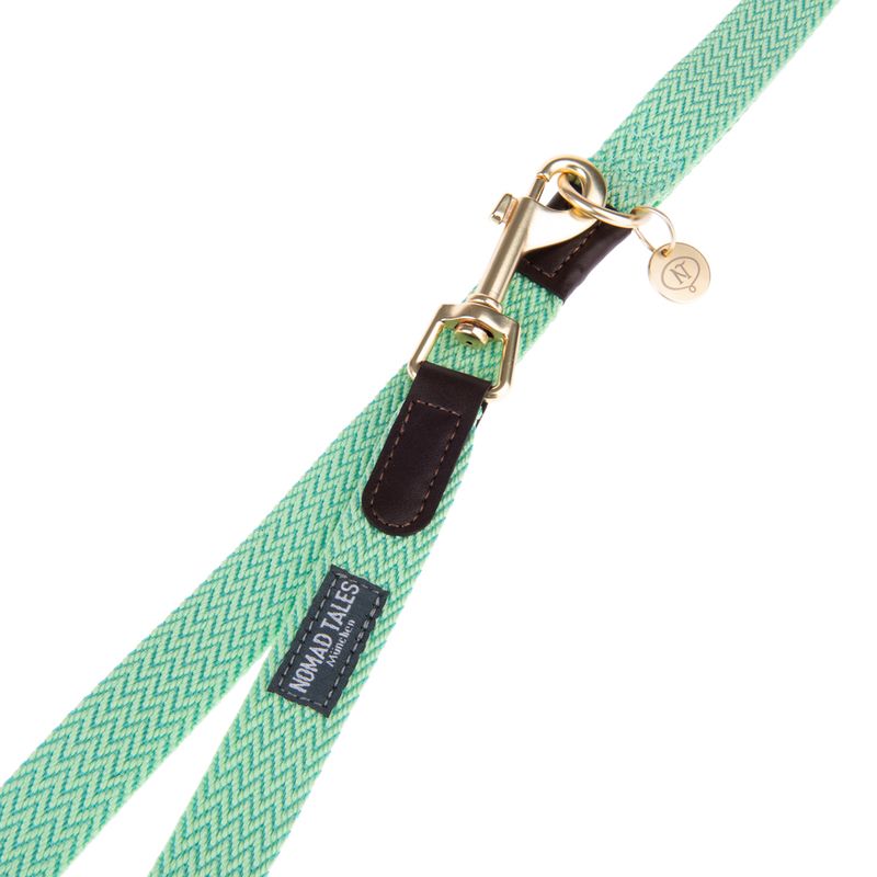 Nomad Tales Bloom Leash, mint 200 cm long, 20 mm wide
